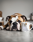 Bulldog Surveillance Mug: 'Every Sip You Take, I’ll Be Watching You!'