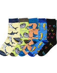 Ocean Rainbow 5 Pack Bamboo Sock Set