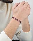 Silver Soho Diamond Cord Bracelet