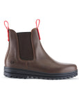 Busby Women's Winter Chelsea Boot, Brown Leather