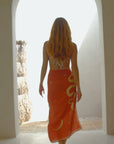 Cosmic Silk Beach Wrap Scarf in Mystic