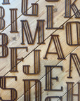 Rustic Art Deco Signs Rusty Metal Alphabet Letters – Home & Garden A-Z 0-9