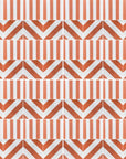 Luxury terracotta geometric porcelain tile, premium durable indoor outdoor anti-slip tile, stylish stripes for custom patterns by Maria Starling Design at brixbailey.com