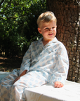Sky Blue Leaf Pyjamas