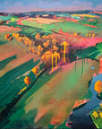 Luxury By Brook Dream contemporary landscape artwork, premium giclee print or hand-embellished framed wall art, limited edition signed by Michael Sutherland Art at brixbailey.com