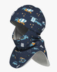 Winter Kids Balaclava – 2in1 Hat & Scarf, Double Merino Lining by Breden at brixbailey.com