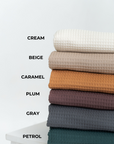 Secure Fit Cotton Hair Towel with Button Closure