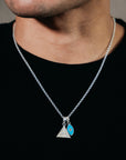 Evil Eye & Eye of RA Pendant (Silver)