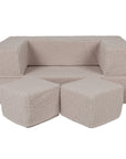 MeowBaby® Children's Sofa with Poufs – Functional & Stylish by MeowBaby at www.brixbailey.com