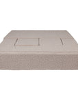 MeowBaby® Bearly Cube Sofa - Light Grey