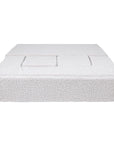MeowBaby® Bearly Cube Sofa - White