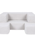 White Bearly Cube Sofa for Children