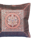 Brocade Silk decorative throw pillow case-0