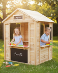 Wooden Café Shop Playhouse for Kids