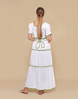 The Tara White Maxi Dress