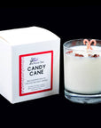 Candy Cane - Crystal Infused Scented Candle