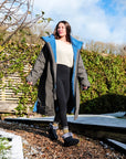 Sports Cape Charcoal and Blue
