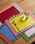Coloured Mix & Match Placemats Set of 4