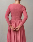 Chantilly Long Sleeve Smocked Dress