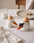 A Ceramic Duck Egg Cup – Handmade Breakfast Egg Holder
