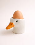 A Ceramic Duck Egg Cup – Handmade Breakfast Egg Holder