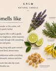 Calm Natural Scented Candle