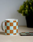Checkerboard mug