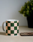 Checkerboard mug
