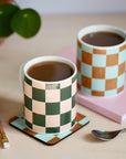 Checkerboard mug