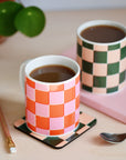Checkerboard mug