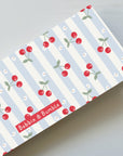 Travel Changing Mat - Cherry Stripe