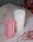 Cherry Blossom Pillar Candle