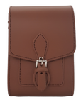 Handmade Leather Festival Phone Bag - Chestnut