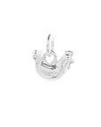 Chicken Silver Charm