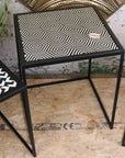 Chinta Modern Black Square Nesting Side Tables