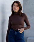 Roll Neck Micro Modal Top