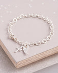 Christening Silver Charm Bracelet