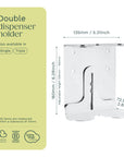 Chrome Double Bottle Holder