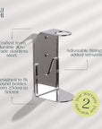 Chrome Single Bottle Holder