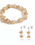 Citrine Bracelet and Earring Set