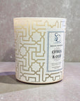 Citrus & Oud – Luxury Soy Candle (30cl)