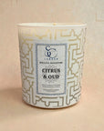 Citrus & Oud – Luxury Soy Candle (30cl)