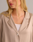 Antique Gold Silk Pyjama Set
