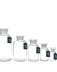 Clear Glass Apothecary Jars