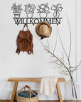 Casa Black Metal Coat Rack
