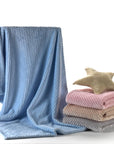 Cocole (Pink) Personalised Microfibre Soft Baby Blanket