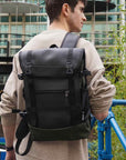 Colonel Vegan Unisex Water Resistant Backpack with Laptop Compartment