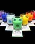Complete Chakra Crystal Infused Scented Candle Set