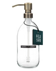 Vintage Clear Dispenser Bottles