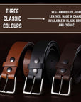 The Long Haul Belt - Brown Classic 100% Real Leather Belt